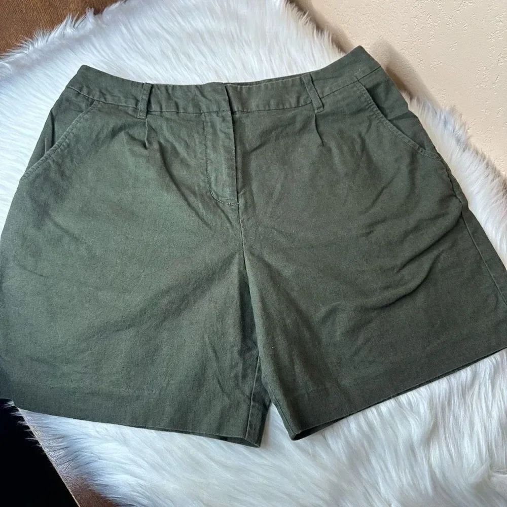 Boden Linen Blend Shorts Size 6